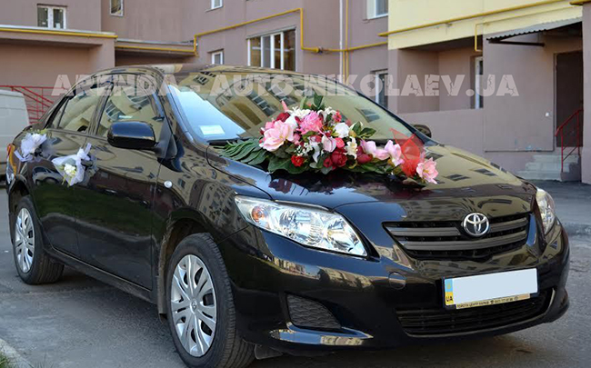 Аренда Toyota Corolla на свадьбу Николаев