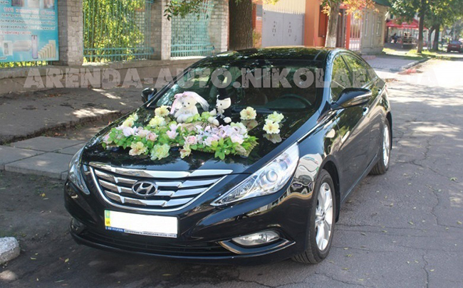 Аренда Hyundai Sonata на свадьбу Николаев