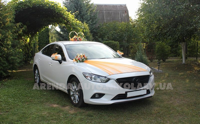 Аренда Mazda 6 New на свадьбу Миколаїв