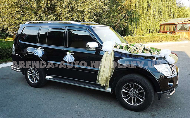Аренда Mitsubishi Pajero Wagon на свадьбу Николаев